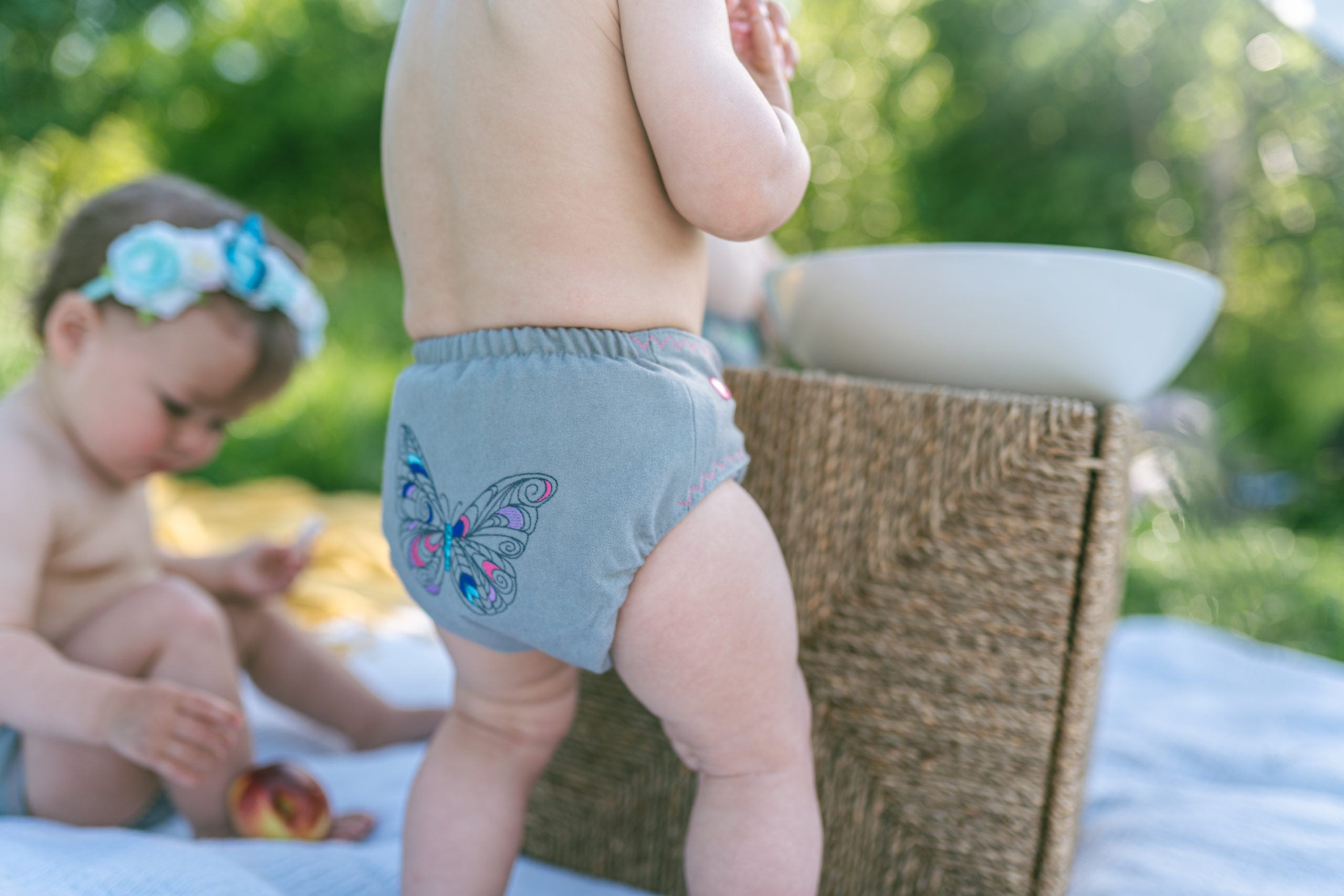Doodush Wollüberhose Schmetterling