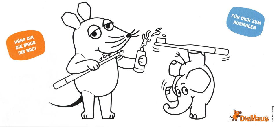 Hydrophil Zahnbürsten-Flyer Maus