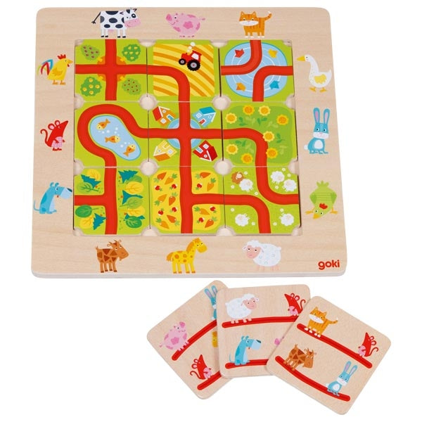 goki Finde den Weg, Auf dem Land