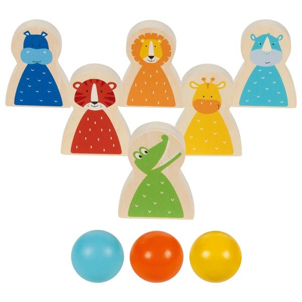 goki-Kegelspiel Wilde Tiere