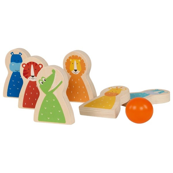 goki-Kegelspiel Wilde Tiere