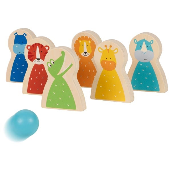 goki-Kegelspiel Wilde Tiere