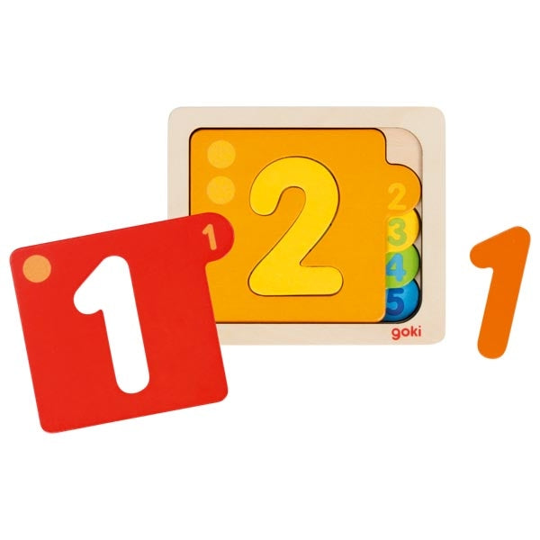 Goki Schichtenpuzzle Zahlen