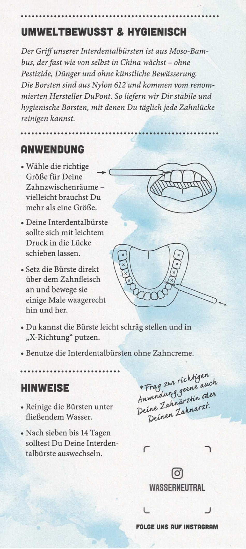 Hydrophil Interdental-Flyer