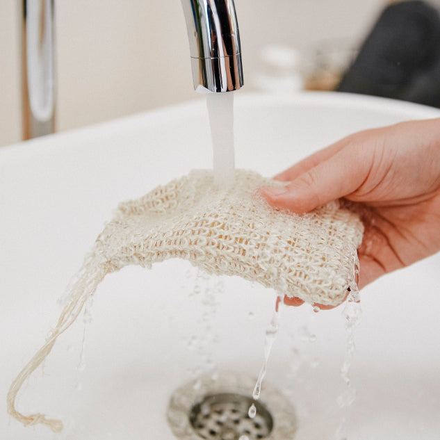 Hydrophil Seifensäckchen aus Sisal