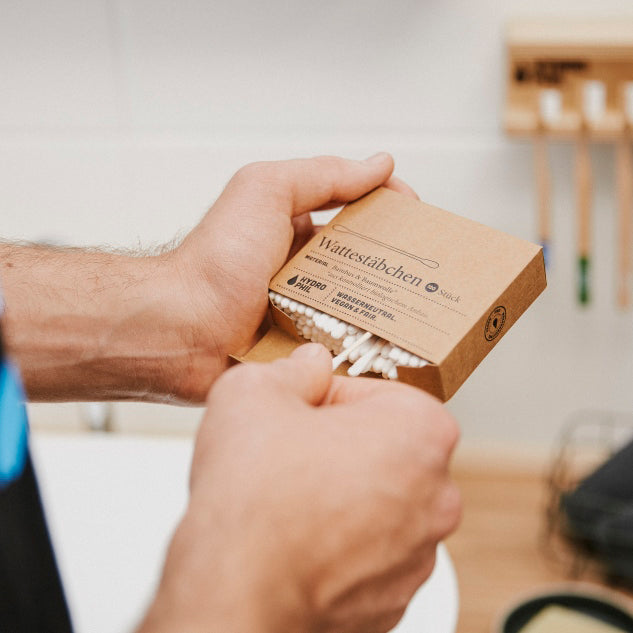 Hydrophil Wattestäbchen