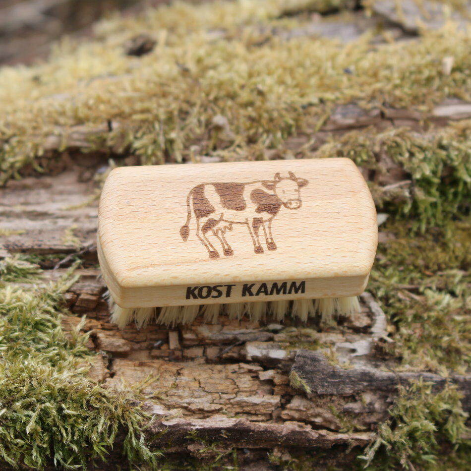 Kostkamm Kindernagelbürste Kuh