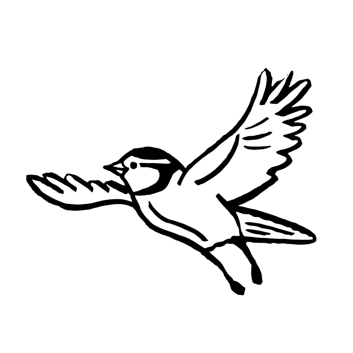 Kostkamm Kindernagelbürste Vogel