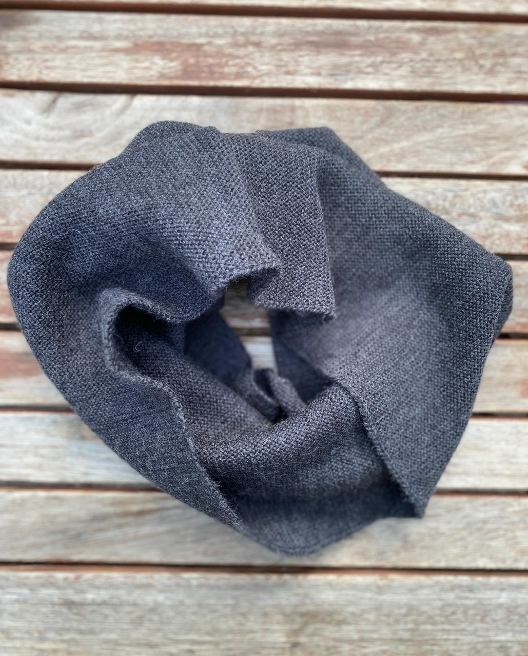 Glückswindel Loopschal anthrazit