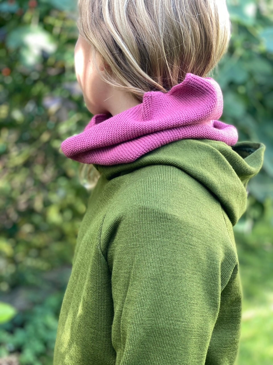 Glückswindel Loopschal Rosenholz