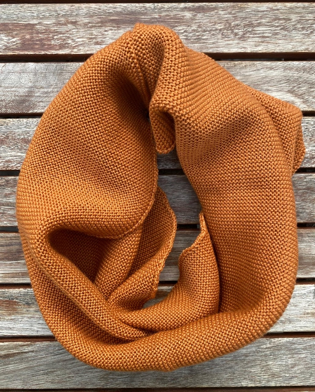 Glückswindel Loopschal Rost