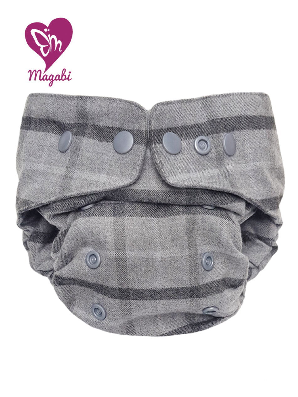 Magabi Wollüberhose superweich grau S-M