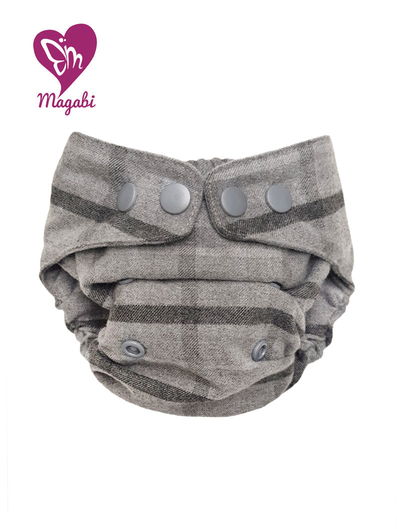 Magabi Wollüberhose superweich grau OneSize+