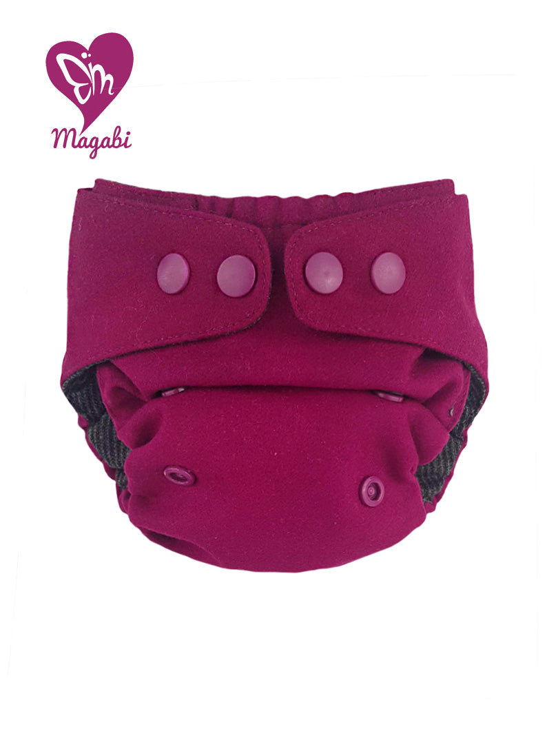 Magabi Wollüberhose Magenta S-M