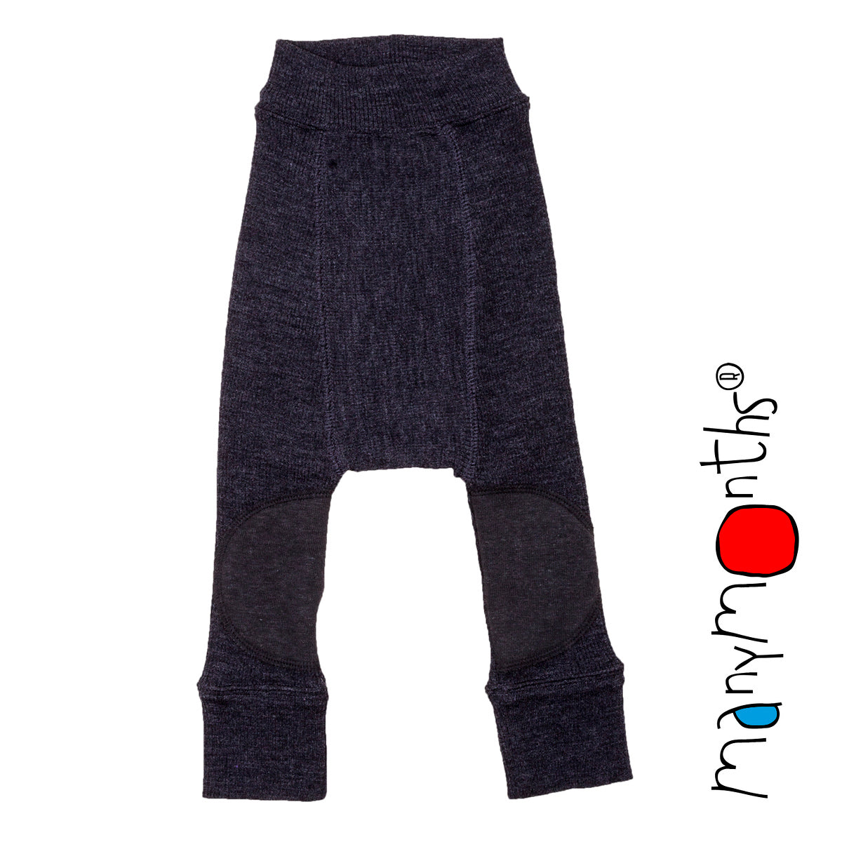 Many Months Longie mit Knieschonern Foggy Black