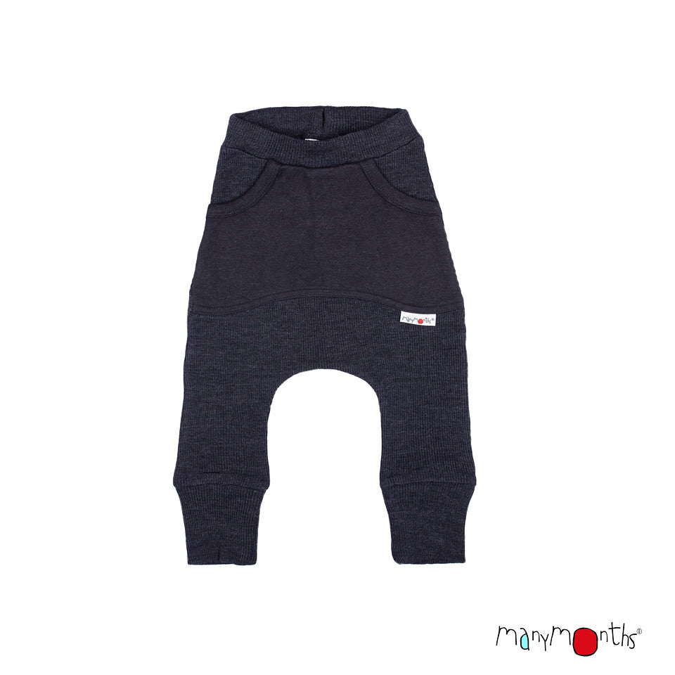 ManyMonths Känguru-Hose foggy-black