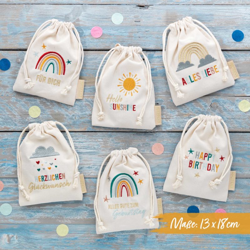 Papierdrachen Geschenksäckchen