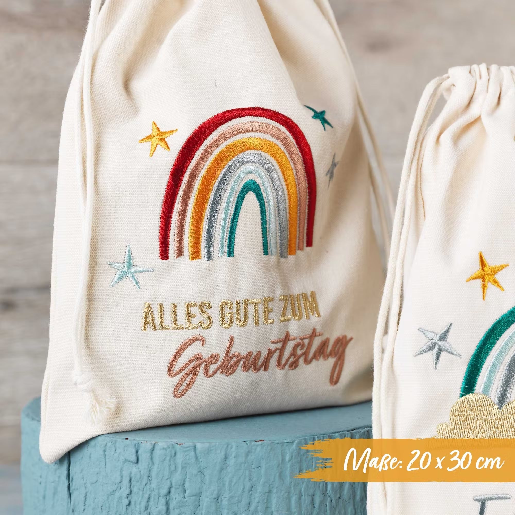 Papierdrachen Geschenksäckchen