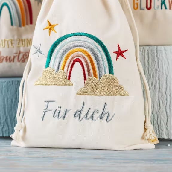 Papierdrachen Geschenksäckchen