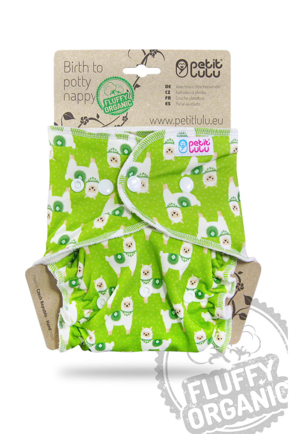 Petit Lulu Fluffy Organic Höschenwindel Alpaka Snaps