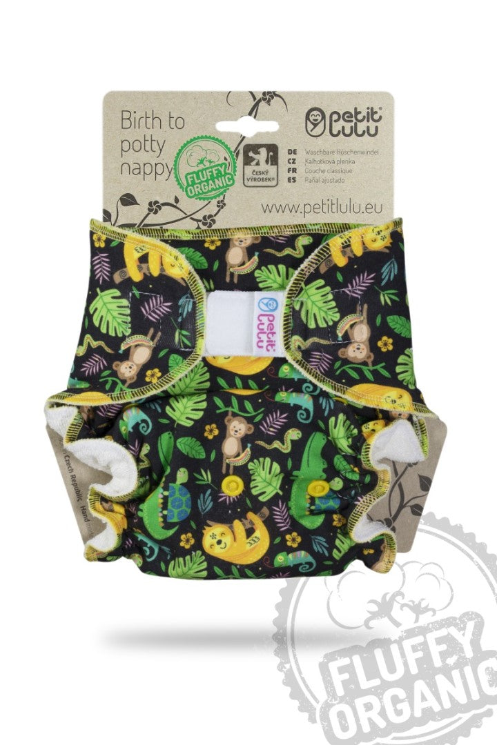 Petit Lulu Höschenwindel OneSize Klett Rainforest