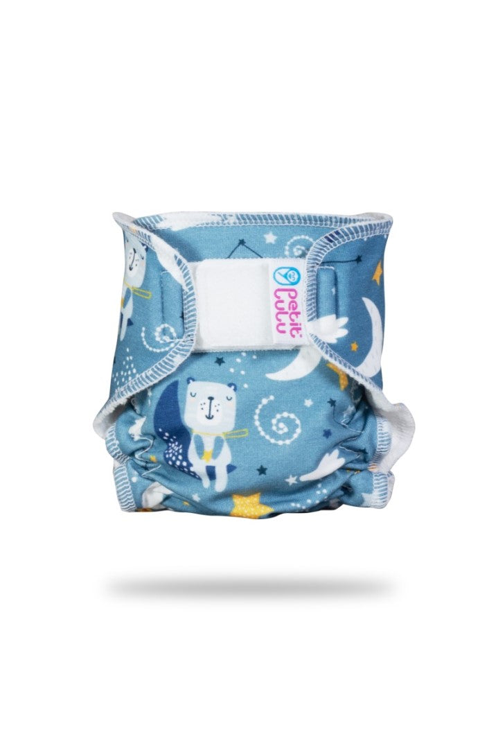 Petit Lulu Puppenwindel Bears on Moon