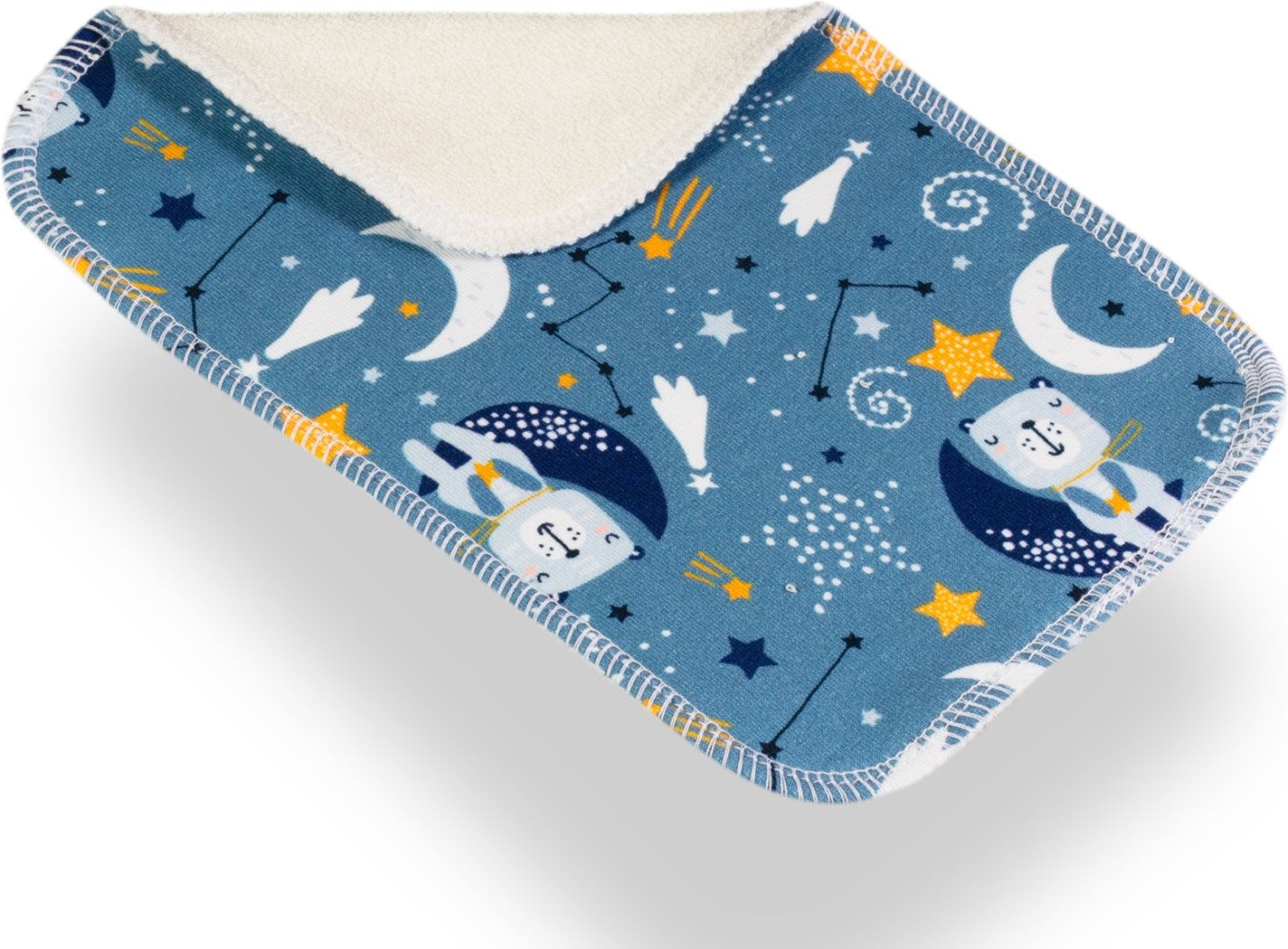 Petit Lulu Waschlappen Bears on the moon