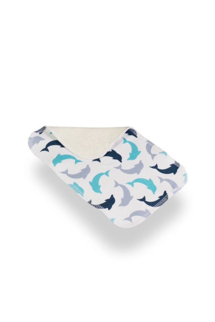 Petit Lulu Waschlappen Delfin