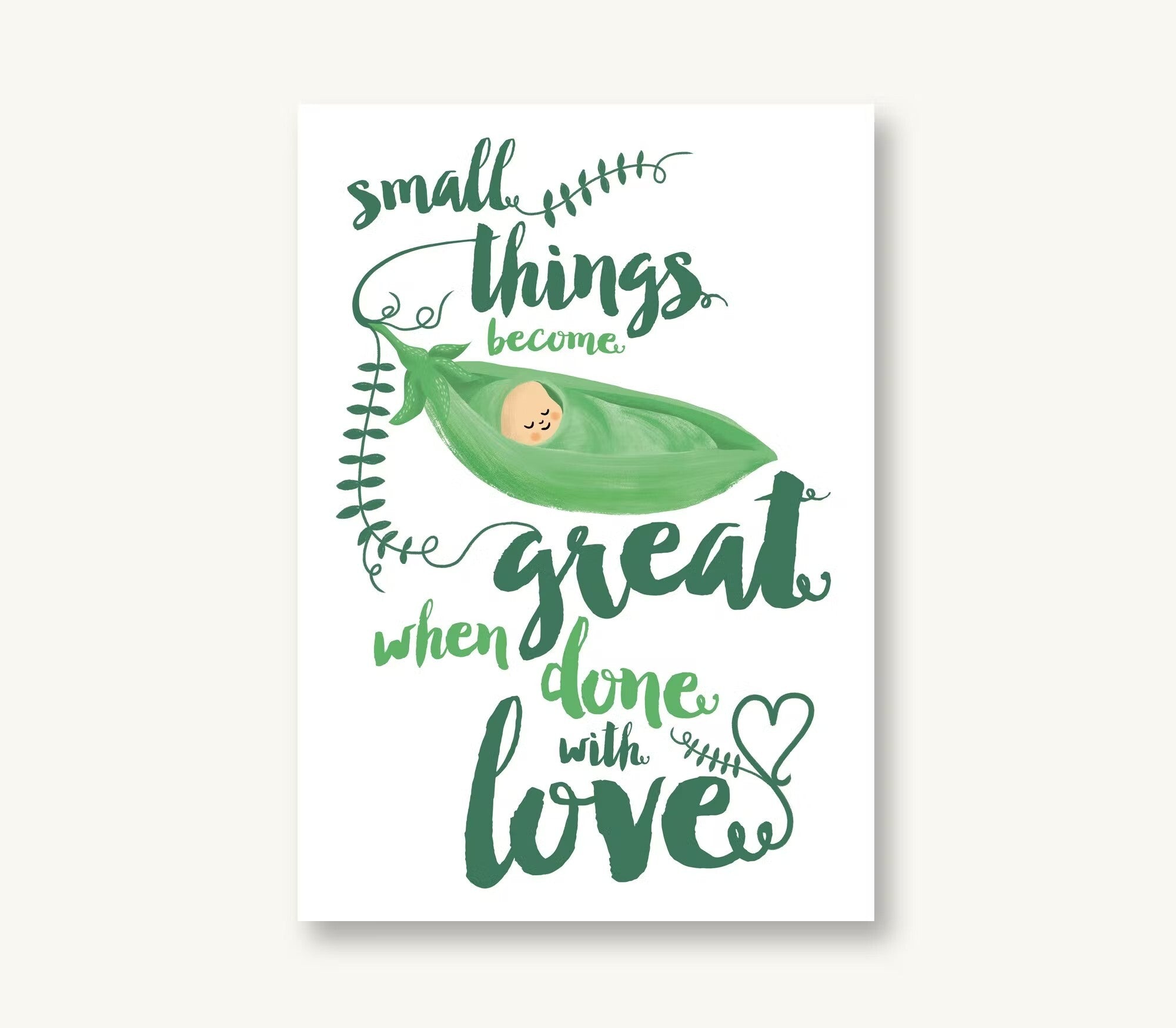 Postkarte "Small things..."