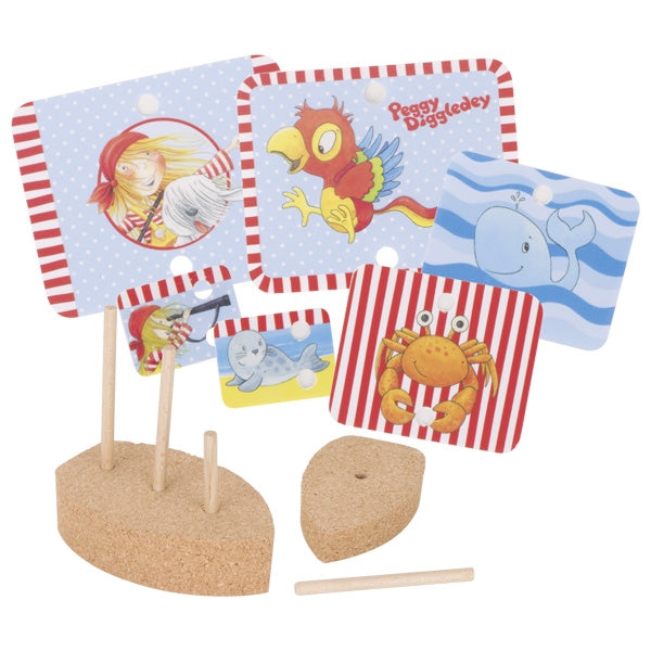 Peggy Diggledey Segelboot 2er-Set