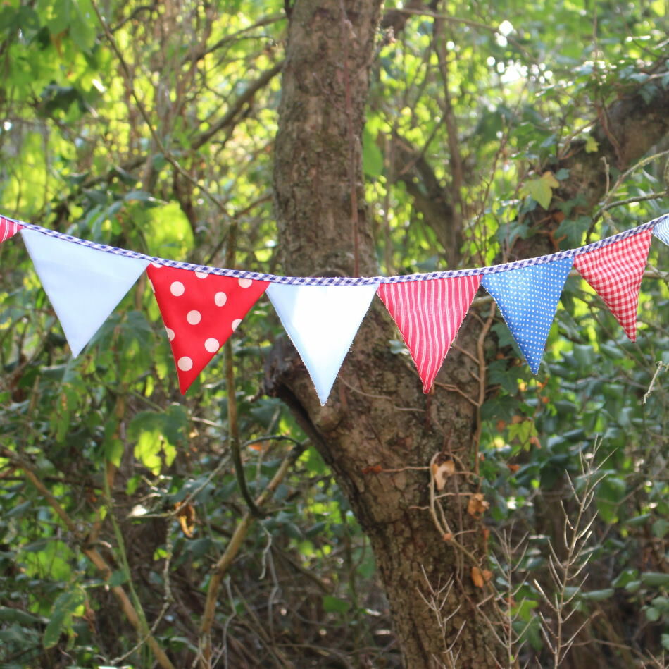 goki Wimpelkette blau-rot