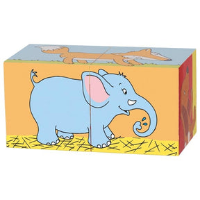 Würfelpuzzle Elefant