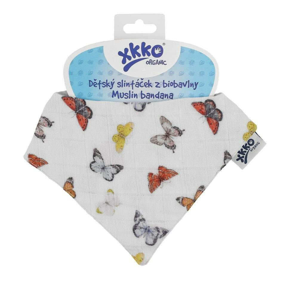XKKO Mulltuch Schmetterlinge