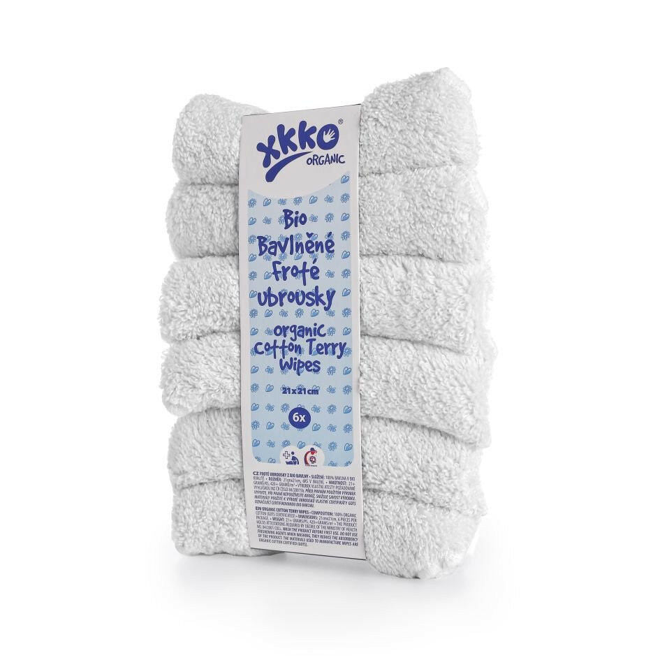 XKKO Waschlappen weiß