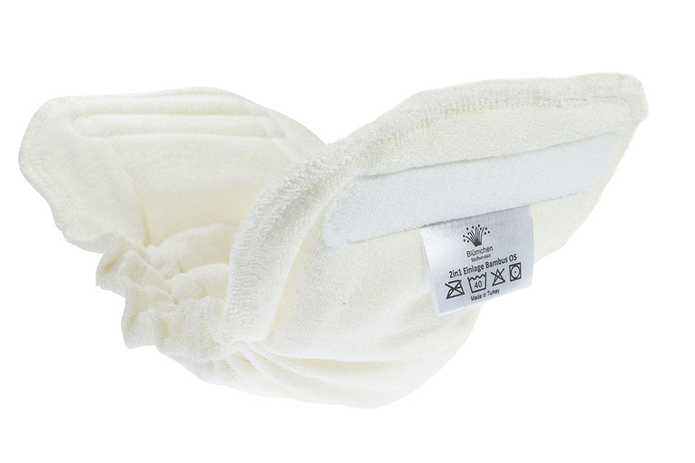 Blümchen 2in1 Bambuseinlage für Inkontinenzhose
