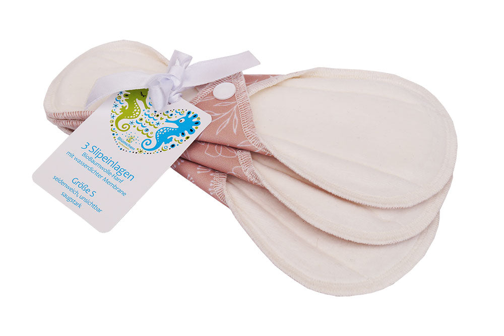 Blümchen Stoffbinde mit Hanf 3er-Set Floral Rosenholz