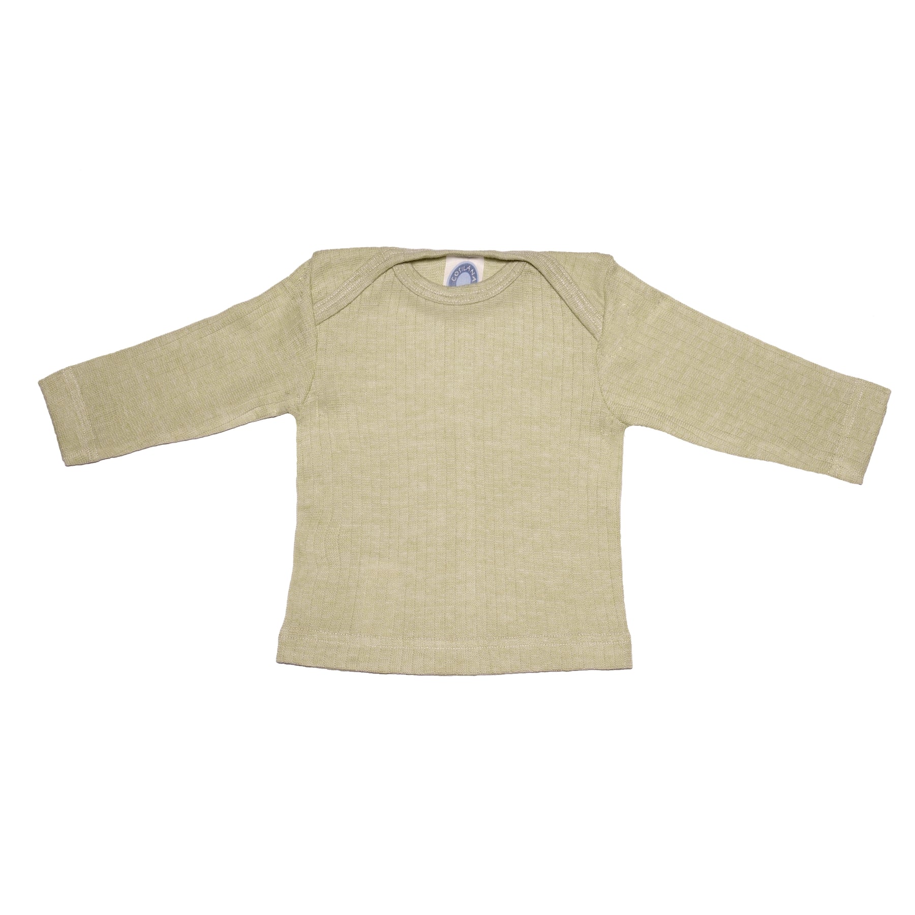 Cosilana Baby-Schlupfhemd mit Baumwolle 021 - grün-meliert