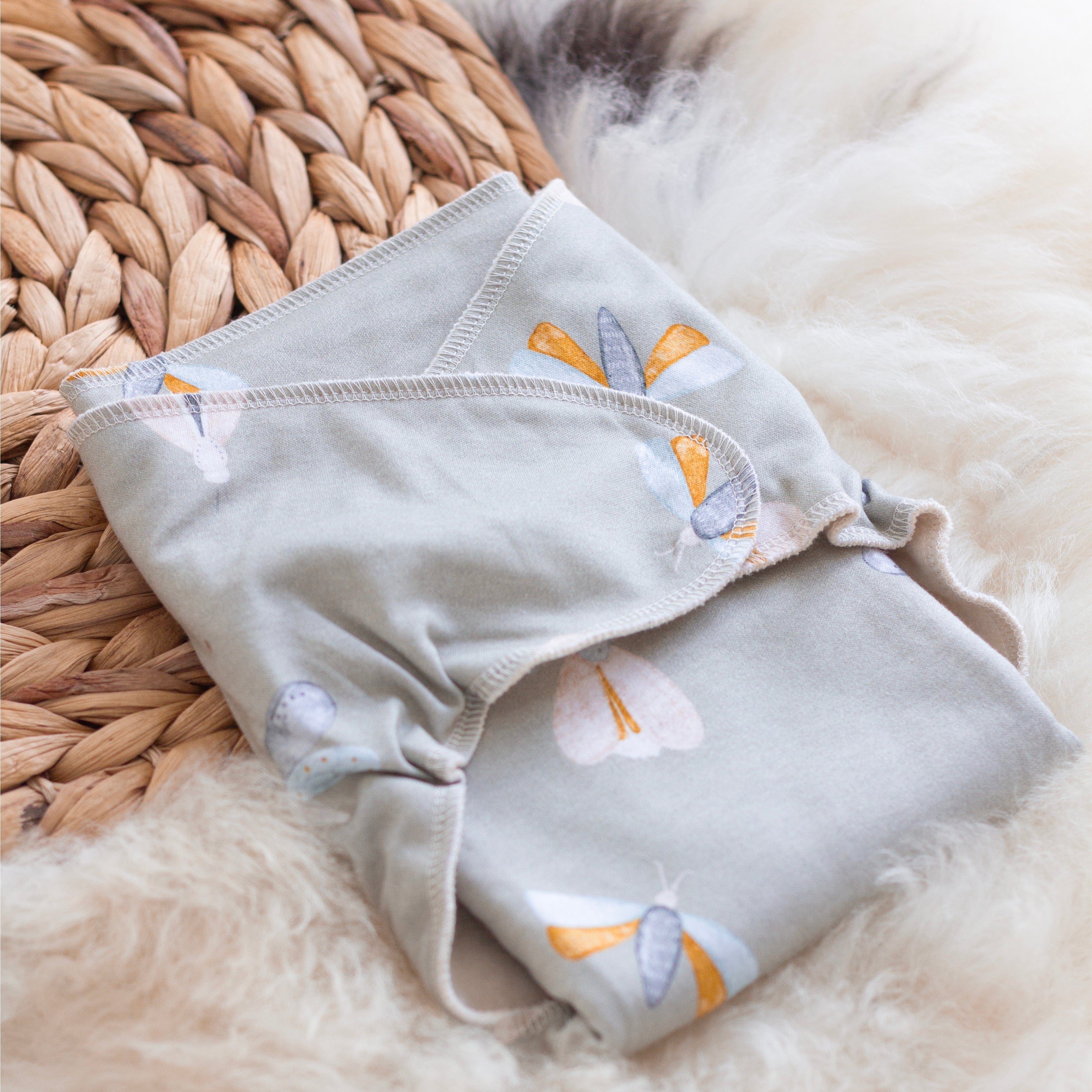Glückswindel Flat-Wrap-Windel Falter