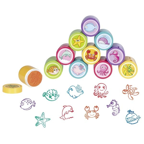 Stempel Meerestiere