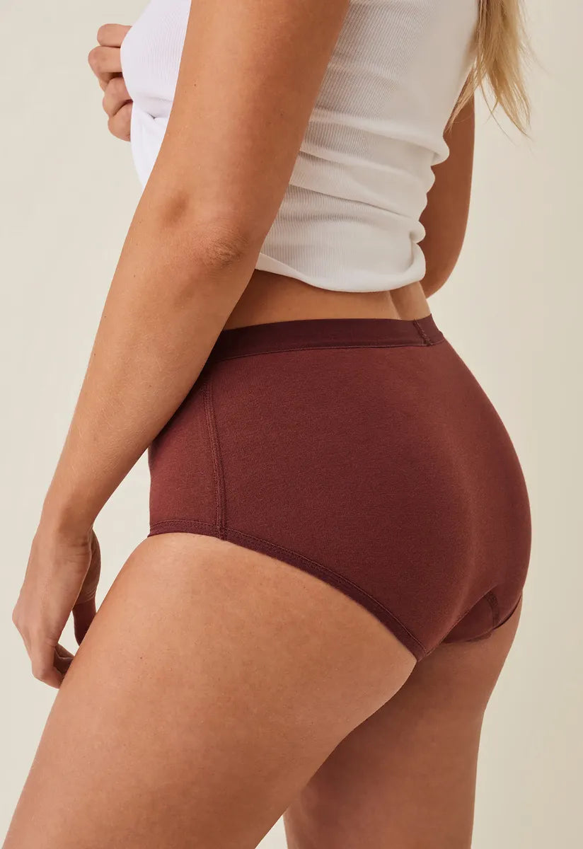 Imse Vimse Menstruationsunterwäsche Hipster braun