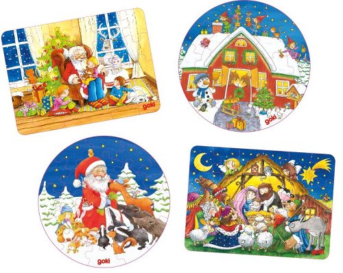Minipuzzle Weihnachten, 1 Stk.