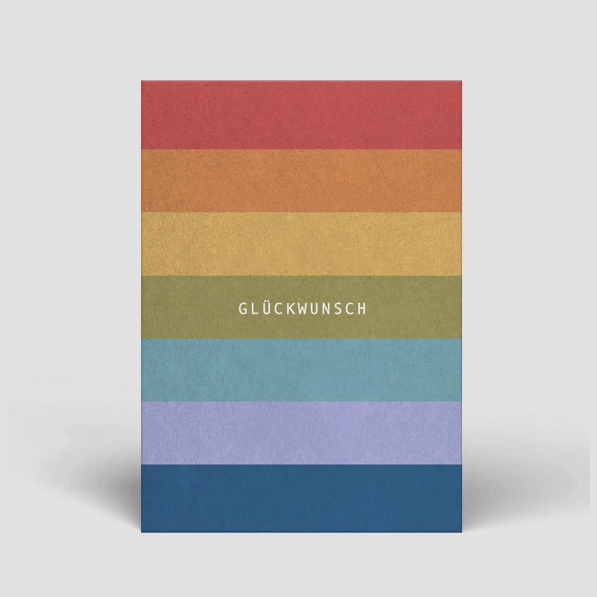 Naturbedacht Geburtstagskarte Regenbogen
