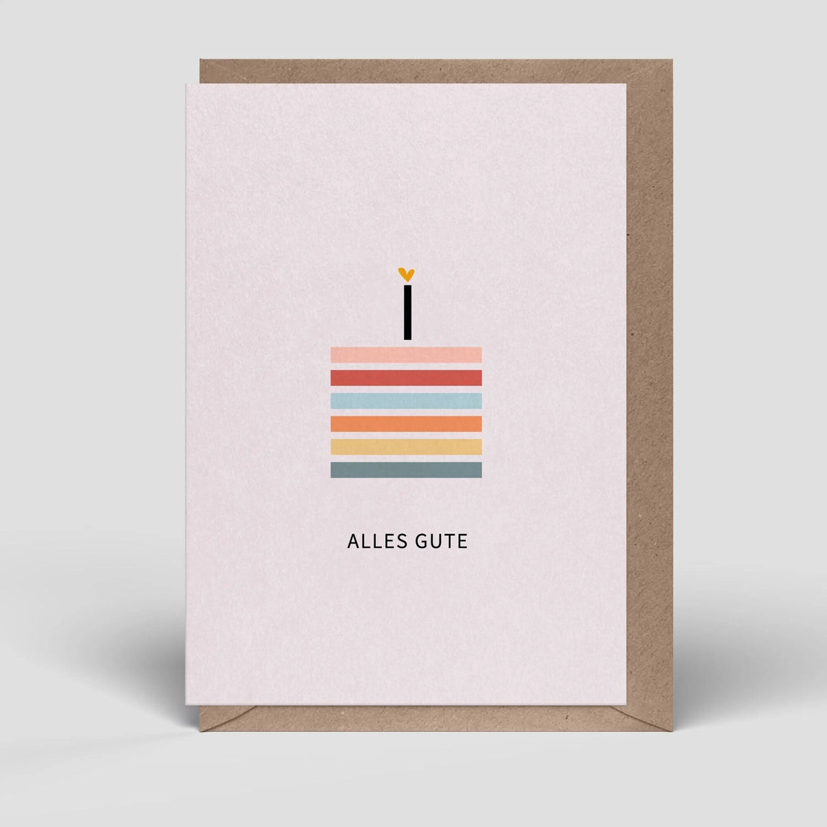 Naturbedacht Klappkarte Geburtstag