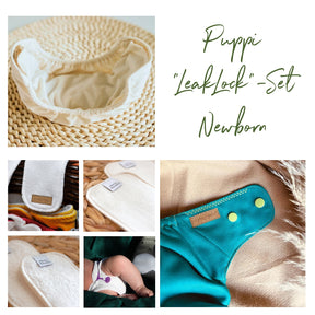 Puppi "LeakLock"-Set Newborn Amazonite Snaps
