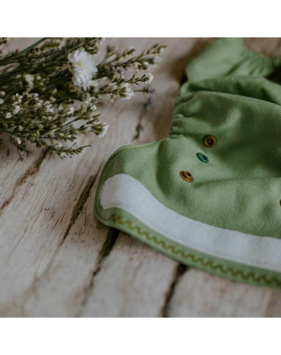 Puppi Wollüberhose V3 Basil OS Klett