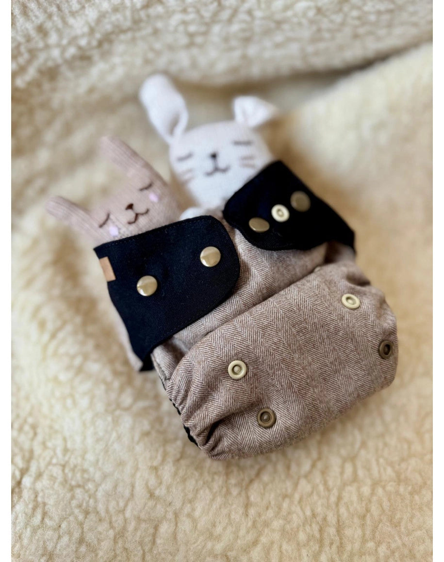 Puppi Wollüberhose V3 Siamese Black OS Snaps