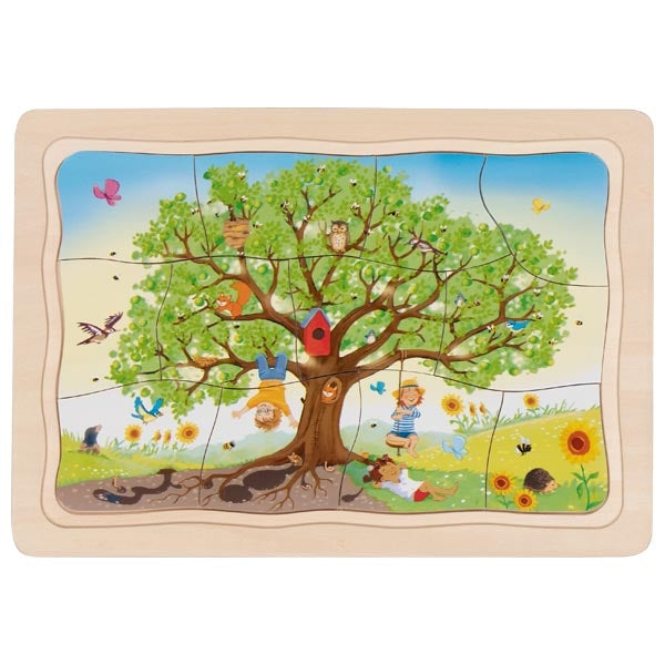 goki Schichtenpuzzle Mein Apfelbaum