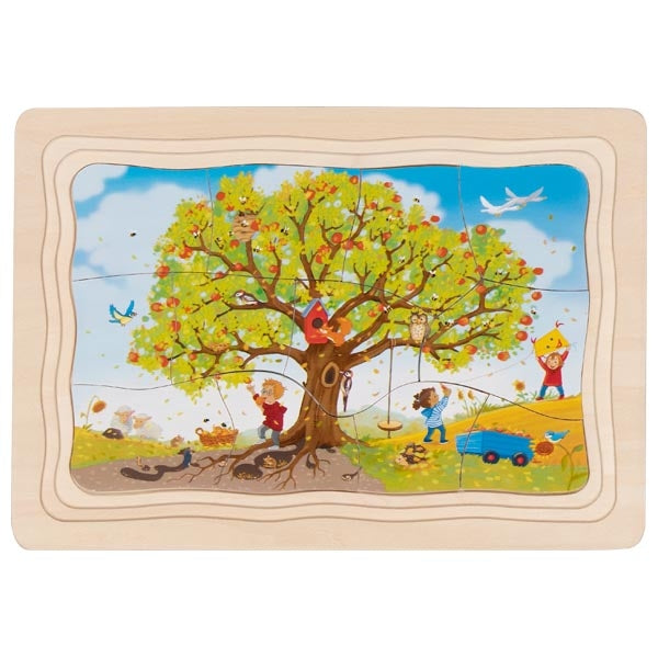 goki Schichtenpuzzle Mein Apfelbaum