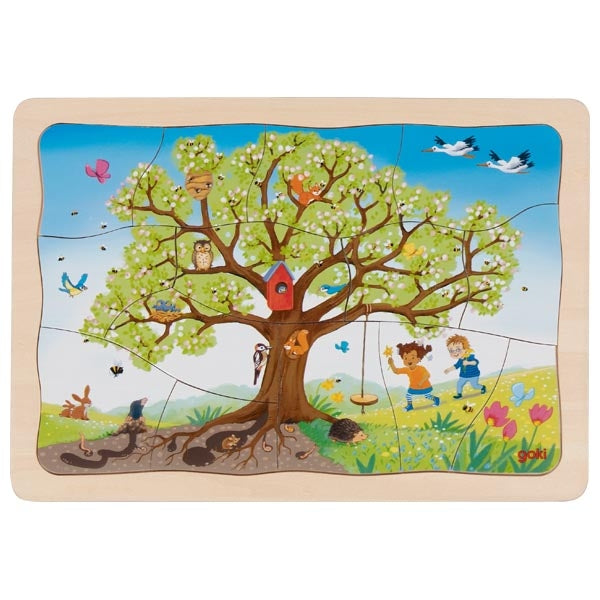 goki Schichtenpuzzle Mein Apfelbaum