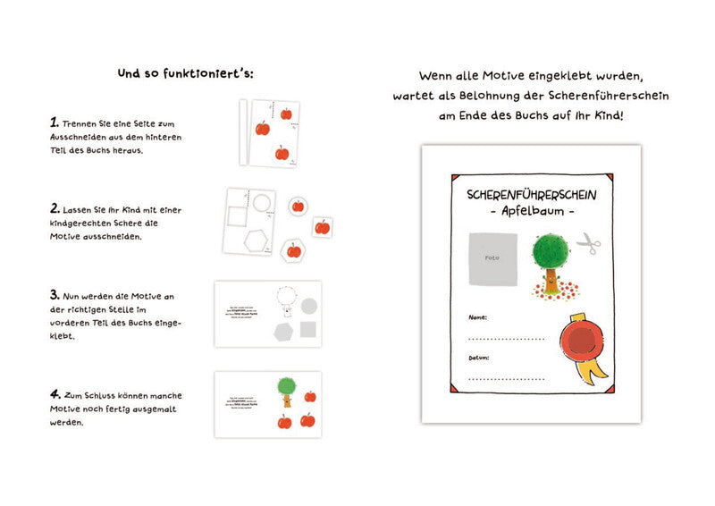 Schüttel den Apfelbaum - Das Ausschneidebuch